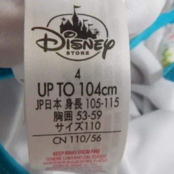 Disney Store Ariel Floral Ruffle Swimsuit - Picture 3 of 3